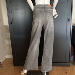7 For All Mankind  Luxe Vintage Gray Flare Jeans